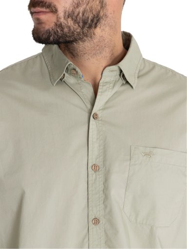 CAMISA ALGODÓN ORGÁNICO VERDE GALITON HOMBRE ROCKFORD - 9