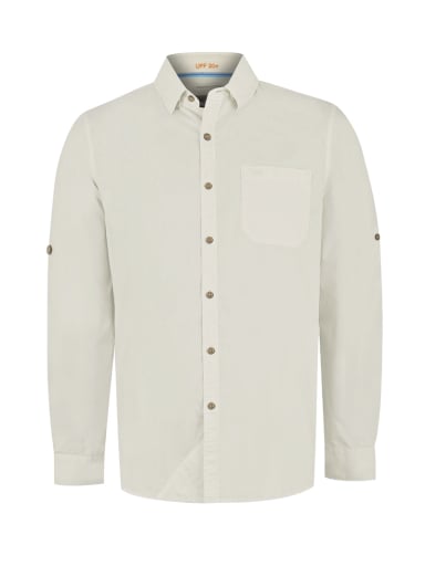 CAMISA ALGODÓN ORGÁNICO BEIGE GALITON HOMBRE ROCKFORD - 1