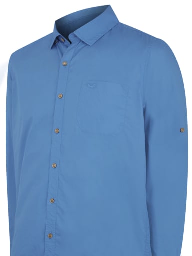 CAMISA ALGODÓN ORG AZUL MARINO GALITON HOMBRE ROCKFORD - 4