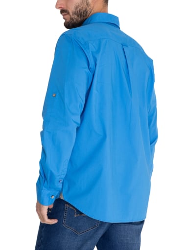 CAMISA ALGODÓN ORG AZUL MARINO GALITON HOMBRE ROCKFORD - 8