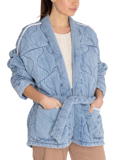 CHAQUETA THERMORE AZUL FLORI MUJER ROCKFORD - 5