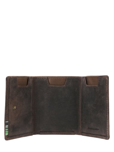 BILLETERA CUERO CAFÉ KS TRIFOLCARHOMBRE ROCKFORD - 3
