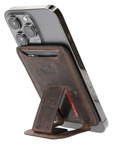 BILLETERA CUERO CAFÉ PHONE CARDMAGNET UNISEX ROCKFORD - 4