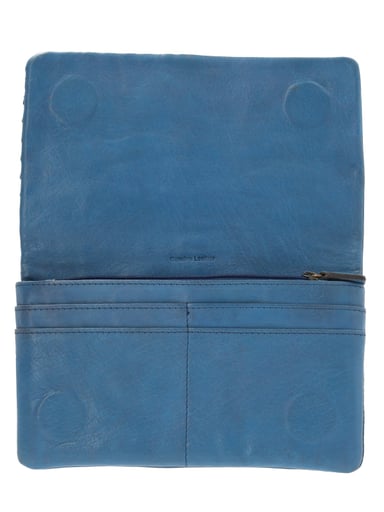 BILLETERA CUERO AZUL WS FREYA MUJER ROCKFORD - 3