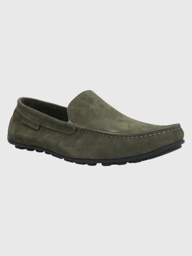 MOCASIN CUERO VERDE HOMBRE BLUMENAU HUSH PUPPIES - 1