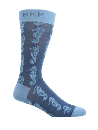 CALCETÍN HOMBRE ROCKFORD RFV24H SEAHORSE AZUL SEAHORSE - 1