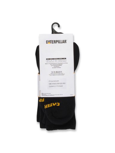CALCETIN NEGRO CAT BASICS CREW SOCK UNISEX CATERPILLAR - 3