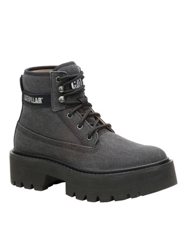 BOTIN MUJER COLORADO MAX 6 NEGRO CAT - 1
