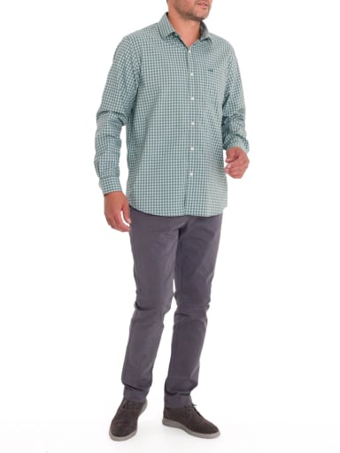 CAMISA ALGODÓN ORGÁNICO HOMBRE ROCKFORD VERDE MILD - 9