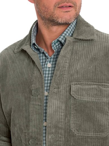 CHAQUETA ALGODÓN ORGÁNICO HOMBRE ROCKFORD VERDE BELLAGIO - 9