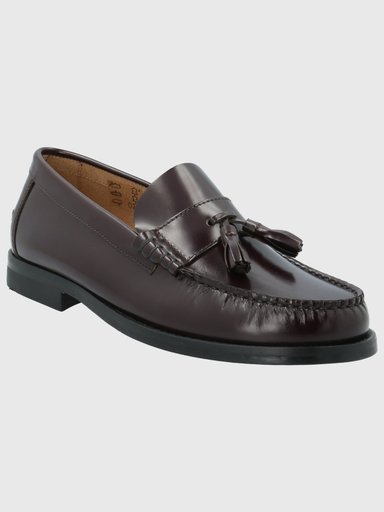 MOCASÍN CUERO HOMBRE CERATA BURDEO HUSH PUPPIES - 1