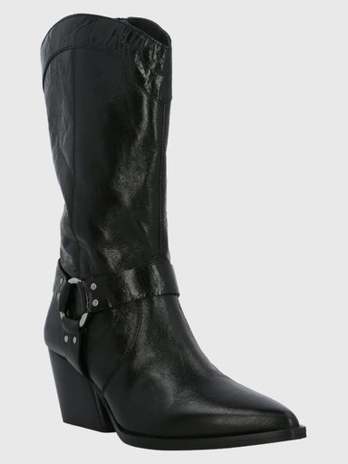 BOTA CUERO MUJER TIM NEGRO HUSH PUPPIES - 1