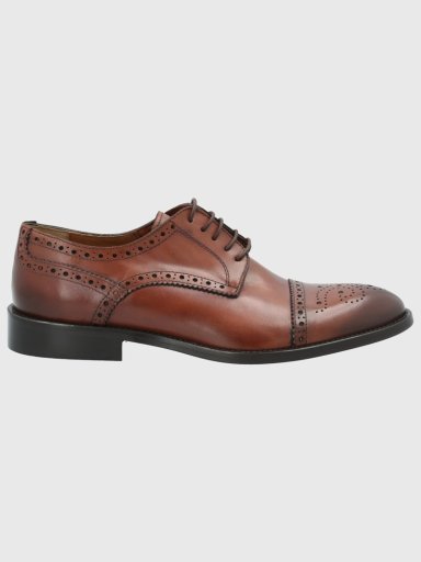 ZAPATO CUERO HOMBRE NAZZO CAFE  HUSH PUPPIES - 2