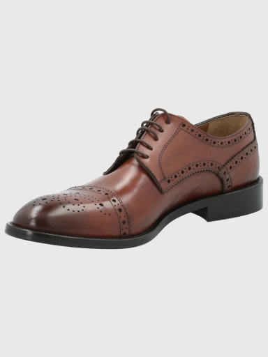 ZAPATO CUERO HOMBRE NAZZO CAFE  HUSH PUPPIES - 5