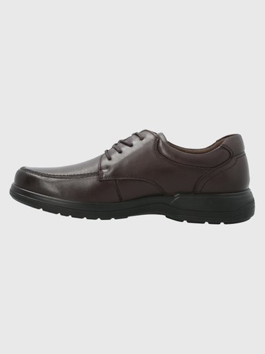 ZAPATO CUERO HOMBRE ADRIAN CAFÉ HUSH PUPPIES - 5