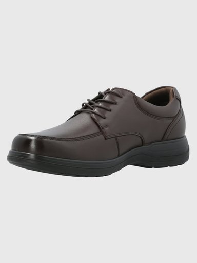 ZAPATO CUERO HOMBRE ADRIAN CAFÉ HUSH PUPPIES - 6