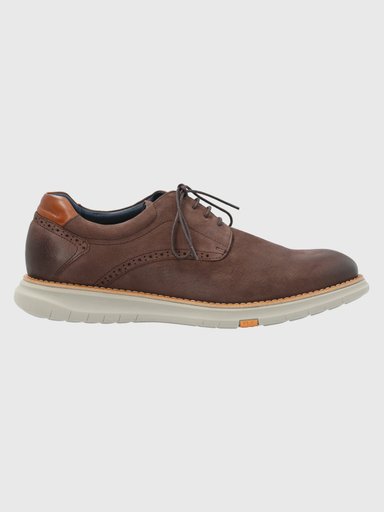 ZAPATO CUERO HOMBRE NERIO CAFÉ HUSH PUPPIES - 2