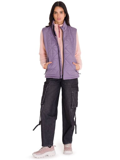 PARKA SIN MANGAS MUJER CAT LILA MEDIUMWEIGHT - 6