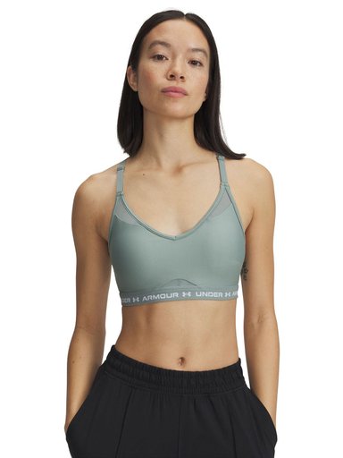 SOSTÉN MUJER UNDER ARMOUR VERDE DEPORTIVO CROSSBACK LOW BRA - 1