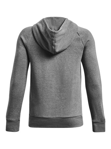 POLERÓN ALGODÓN NIÑO UNDER ARMOUR GRIS HOODIE UA RIVAL FLEECE - 2