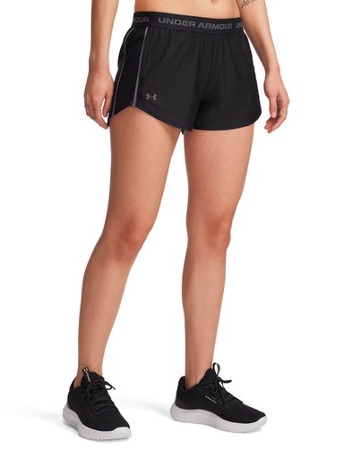 SHORT TRAINING PARA MUJER TECH PLAY UP NEGRO UA - 1