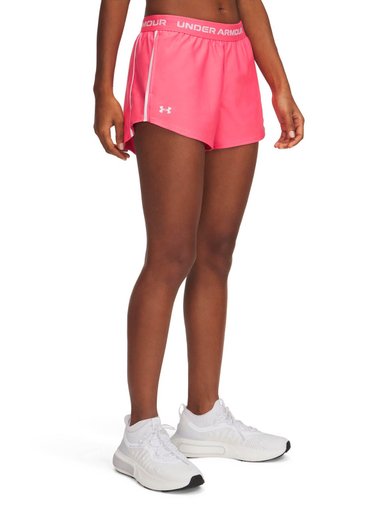 SHORT TRAINING PARA MUJER TECH PLAY UP ROSADO UA - 1