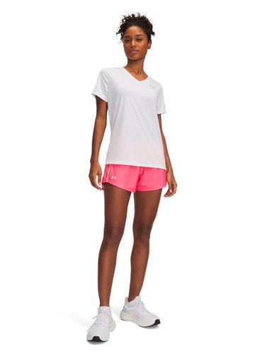 SHORT TRAINING PARA MUJER TECH PLAY UP ROSADO UA - 4
