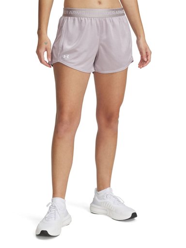 SHORT UA TECH PLAY UP SHINE GRIS PARA MUJER - 1