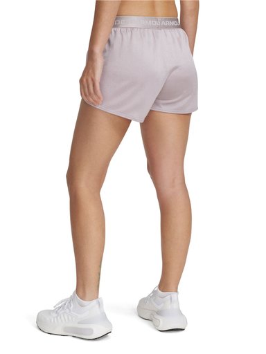 SHORT UA TECH PLAY UP SHINE GRIS PARA MUJER - 2