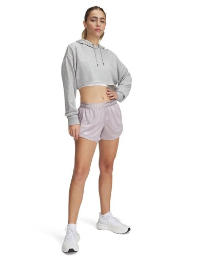 SHORT UA TECH PLAY UP SHINE GRIS PARA MUJER - 4