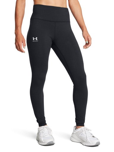 CALZAS NEGRAS UNDER ARMOUR RIVAL PARA MUJER - 4