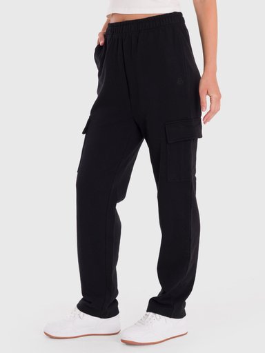PANTALÓN MUJER CARGO EN COLOR NEGRO BSOUL - 2