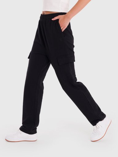 PANTALÓN MUJER CARGO EN COLOR NEGRO BSOUL - 5