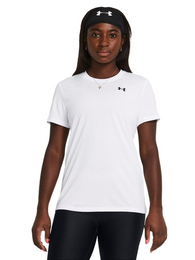 POLERA MANGA CORTA BLANCA UNDER ARMOUR TECH MUJER - 4