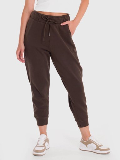 PANTALON MUJER JOGGER PANT CRETA CAFE  BSOUL - 1