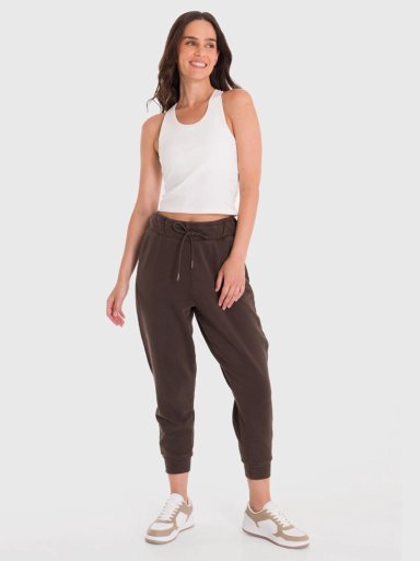 PANTALON MUJER JOGGER PANT CRETA CAFE  BSOUL - 6