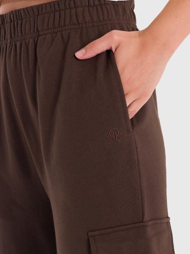 PANTALÓN MUJER CARGO EN COLOR CAFE BSOUL - 6