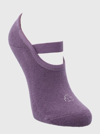 CALCETIN PILATES MUJER STUDIO GRIP MORADO BSOUL - 2