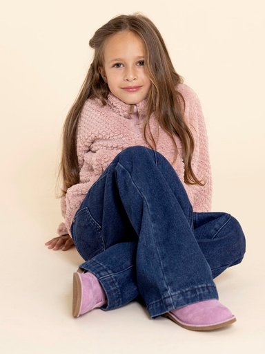 BOTIN CUERO MANDY NIÑA ROSADO HUSH PUPPIES - 2