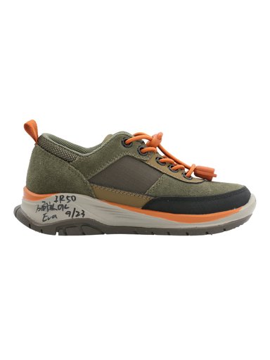 ZAPATILLA CUERO IRVING NIÑO VERDE HUSH PUPPIES - 1
