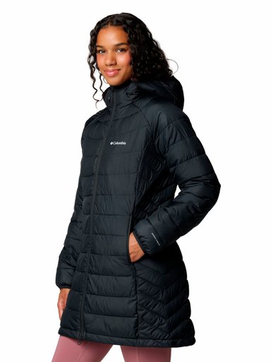 PARKA MUJER POWDER LITE II MID NEGRO COLUMBIA - 2