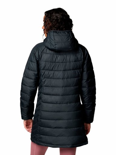 PARKA MUJER POWDER LITE II MID NEGRO COLUMBIA - 7