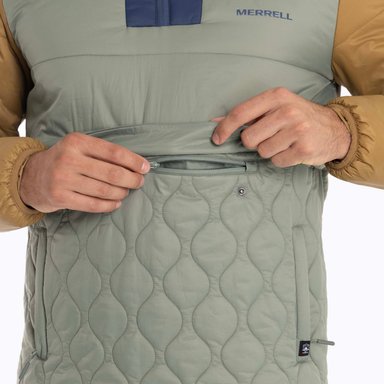 PARKA HOMBRE MID ZIPPER VERDE MERRELL - 7