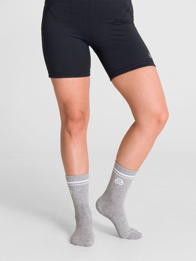 PACK 2 CALCETIN MUJER QUARTER GRIS BSOUL - 1
