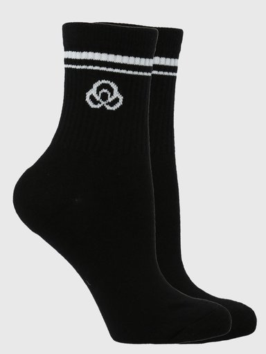 PACK 2 CALCETINES MUJER QUARTER NEGRO BSOUL - 1