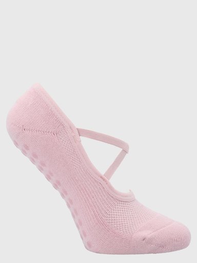 CALCETIN MUJER STRAPPY GRIP ROSADO BSOUL - 1