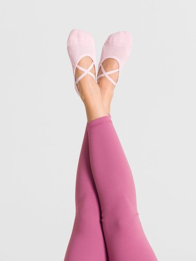 CALCETIN MUJER STRAPPY GRIP ROSADO BSOUL - 3
