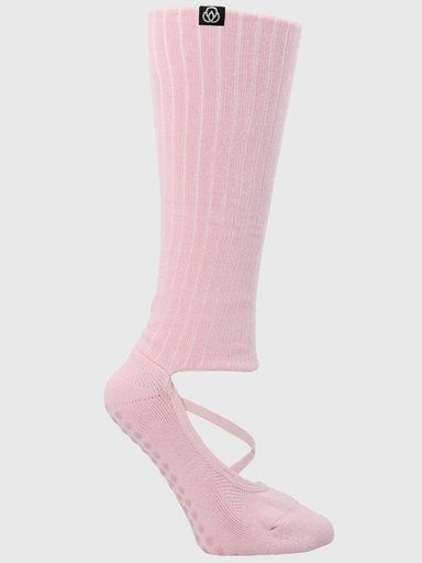 CALCETIN MUJER STRAP GRIP LONG ROSADO BSOUL - 1