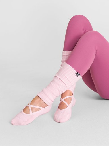 CALCETIN MUJER STRAP GRIP LONG ROSADO BSOUL - 2