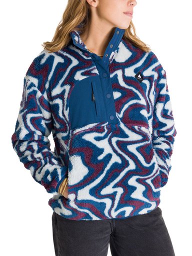 POLAR MUJER SHAGGY HALF AZUL BURTON - 2